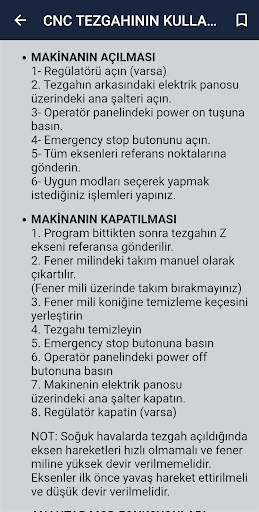 CNC PRATİK BİLGİLER скриншот 3