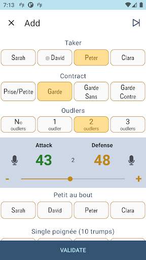 French Tarot Counter screenshot 2