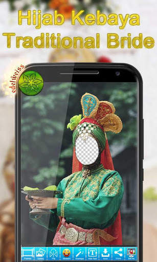 Hijab Kebaya Traditional Bride screenshot 4