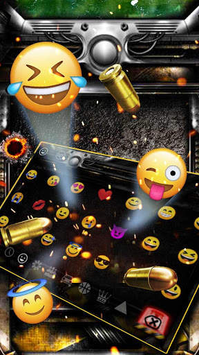 Army Bullet Gun Keyboard Theme screenshot 3