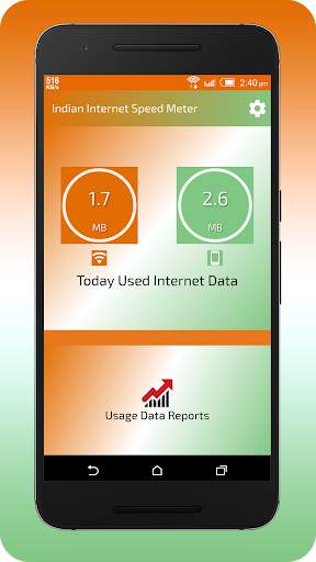 Internet Speed Meter (Indian) 2 تصوير الشاشة