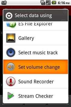 Volume Changer for TaskBomb 1 تصوير الشاشة