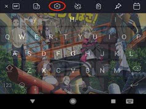 Naruto Boruto Keyboard Theme screenshot 1