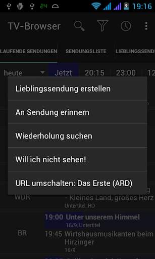 TV-Browser Switch URL screenshot 1
