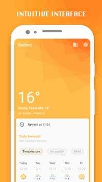 Accurate Weather forecast-Alerts,AirQuality screenshot 1