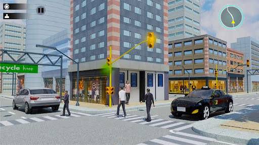 City Taxi Driving Sim Games screenshot 4