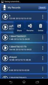 Recordroid screenshot 3