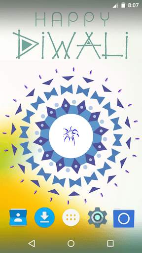 Diwali Rangoli Live Wallpaper screenshot 1