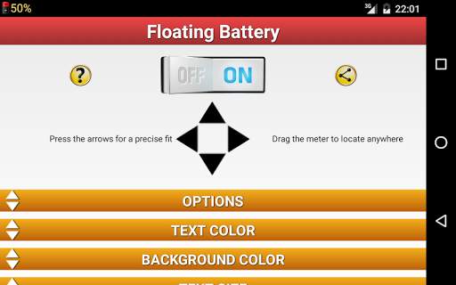 Floating Battery Percentage % screenshot 5