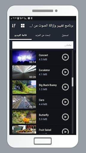 استبدال إزالة الصوت من الفيديو 1 تصوير الشاشة