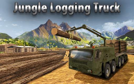 Jungle Logging Truck Simulator screenshot 1