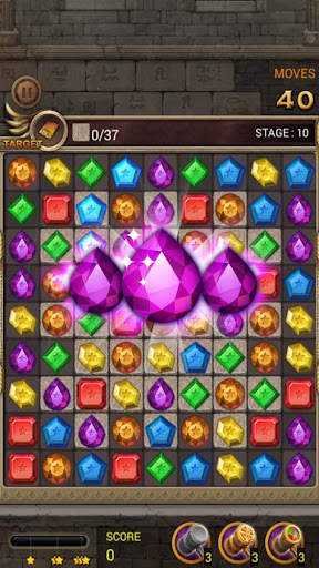 Jewels Temple Quest : Match 3 4 تصوير الشاشة