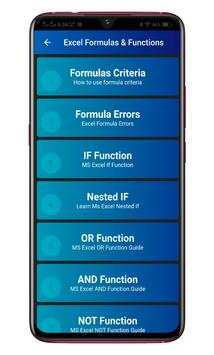 Learn Excel Guide, MS Excel Formulas and Functions скриншот 7
