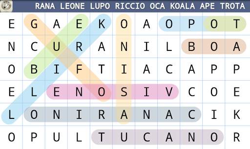 Parole Intrecciate Italiano screenshot 1