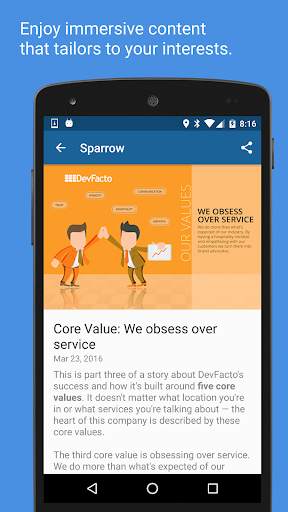 Sparrow screenshot 5