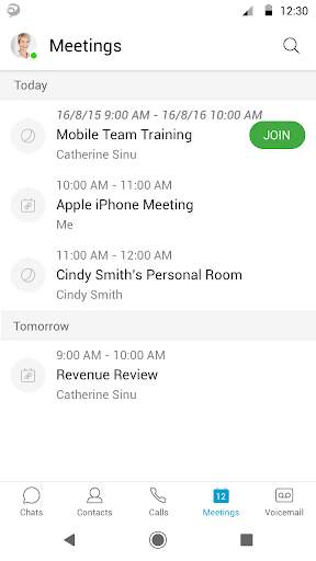 Cisco Jabber pour Android screenshot 7