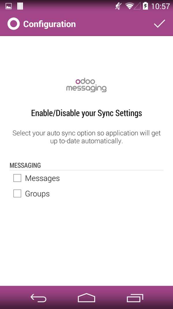 Odoo Messaging скриншот 2