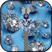 Diamond Zipper Lock Screen icon