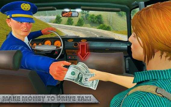 Offroad Taxi Driving Simulator 3D screenshot 2