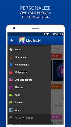 Ringtones & Wallpapers - Mobiles24 screenshot 3