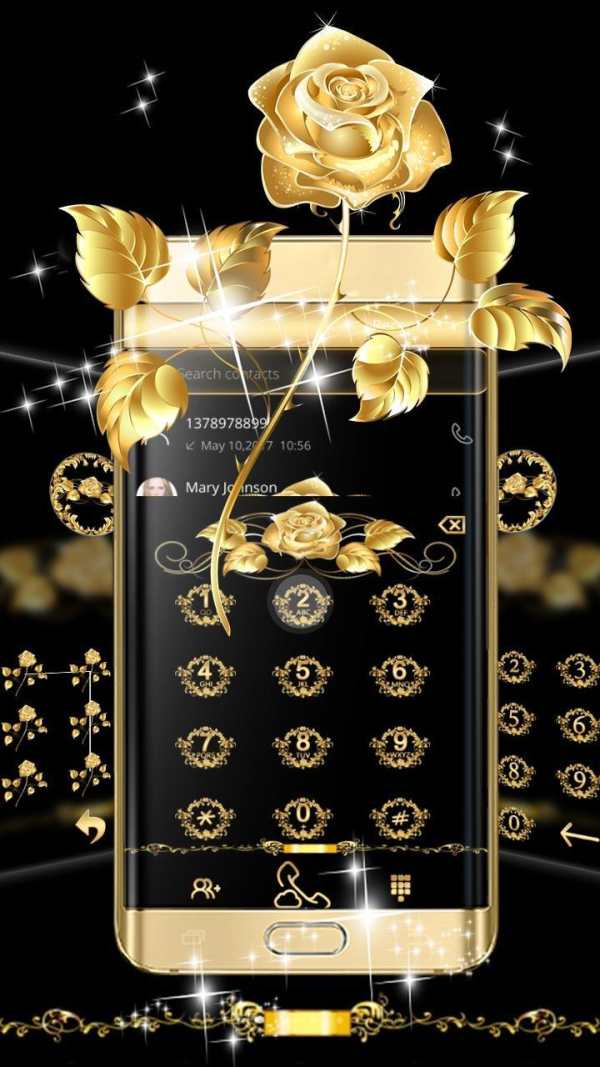 Gold Rose Theme Luxury Gold screenshot 3