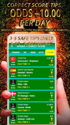 Wonna: Football Betting Tips screenshot 3