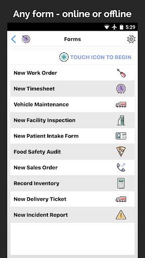 Forms On Fire - Mobile Forms screenshot 2