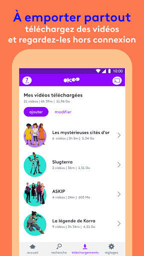 Okoo - dessins animés & vidéos 3 تصوير الشاشة