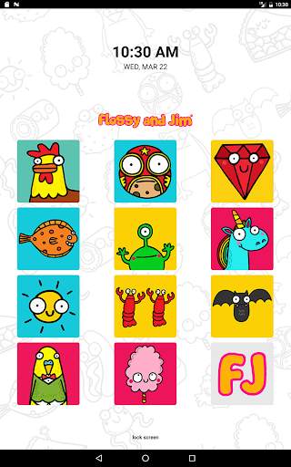 Flossy and Jim Lock Screen 13 تصوير الشاشة