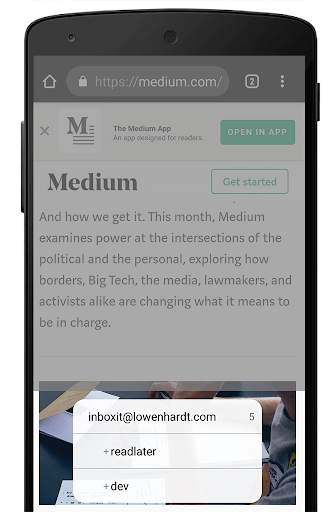 InboxIt - Share to mail screenshot 5