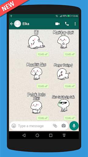 Pentol stickers for whatsapp - WAstickerApps screenshot 3