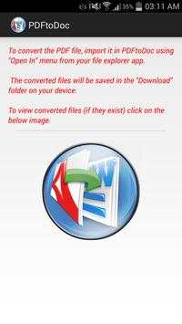 PDFtoDoc-Lite screenshot 1