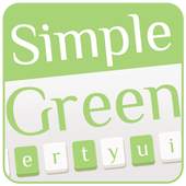 Simple Green Keyboard Theme 10001004