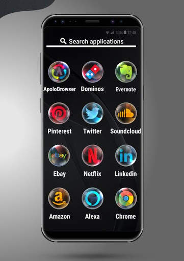 Apolo Crystal - Theme Icon pack Wallpaper 3 تصوير الشاشة