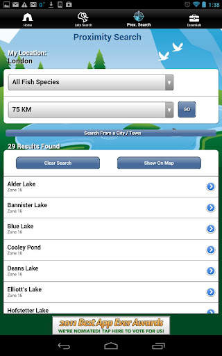 iFish Ontario screenshot 3