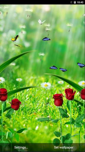 Garden Live Wallpaper screenshot 2