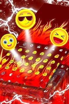 Firey Keyboard Theme screenshot 5