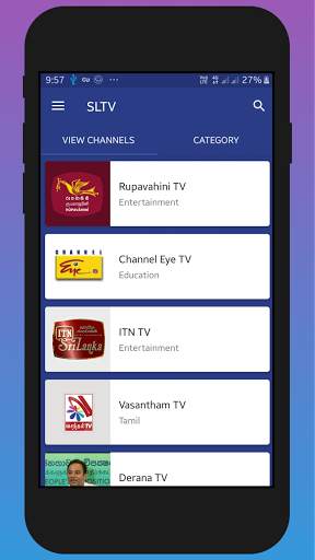 SLTV - Sri Lanka FREE Live TV App screenshot 1