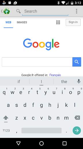 Browser without incognito mode screenshot 2