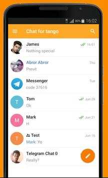 Messenger with tango screenshot 2