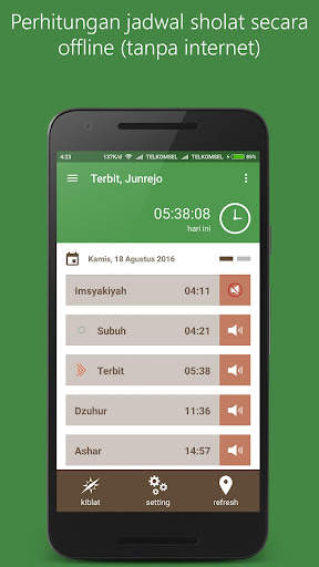 Jadwal Sholat, Kiblat, Adzan screenshot 1