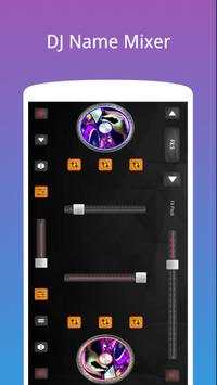 DJ Song Mixer:DJ Name Mixer With Music Player screenshot 5