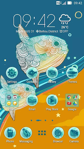 Ocean Dream ASUS ZenUI Theme screenshot 2