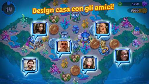 Merge Mermaids-magic puzzles screenshot 5
