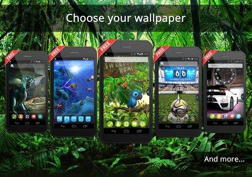 UR 3D Cute Jungle Birds HD screenshot 3