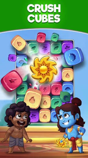 Super Krishna Crush: Block Blast Game screenshot 2