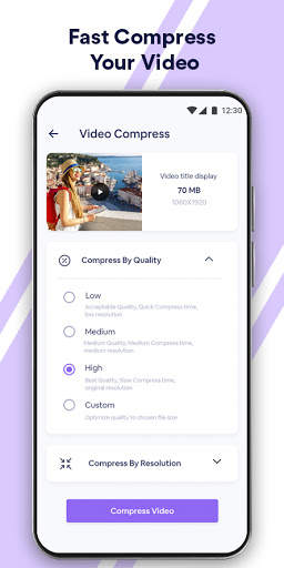 Image Compress : Photo resize short video quality screenshot 4