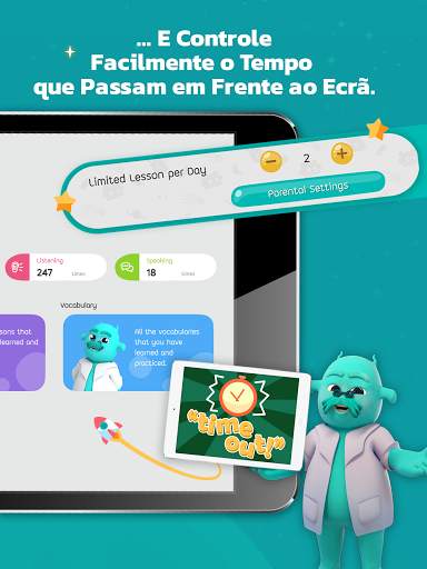 Galaxy Kids :App AI para Crianças Falarem Inglês screenshot 14
