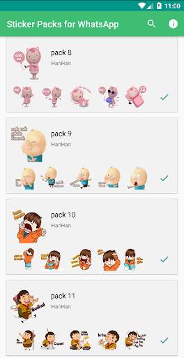 Cute babies stickers for Whatsapp screenshot 4