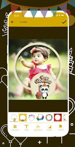 Birthday Photo Frame - Birthday photo editor screenshot 2